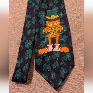 Garfield St. Patrick's Day Tie